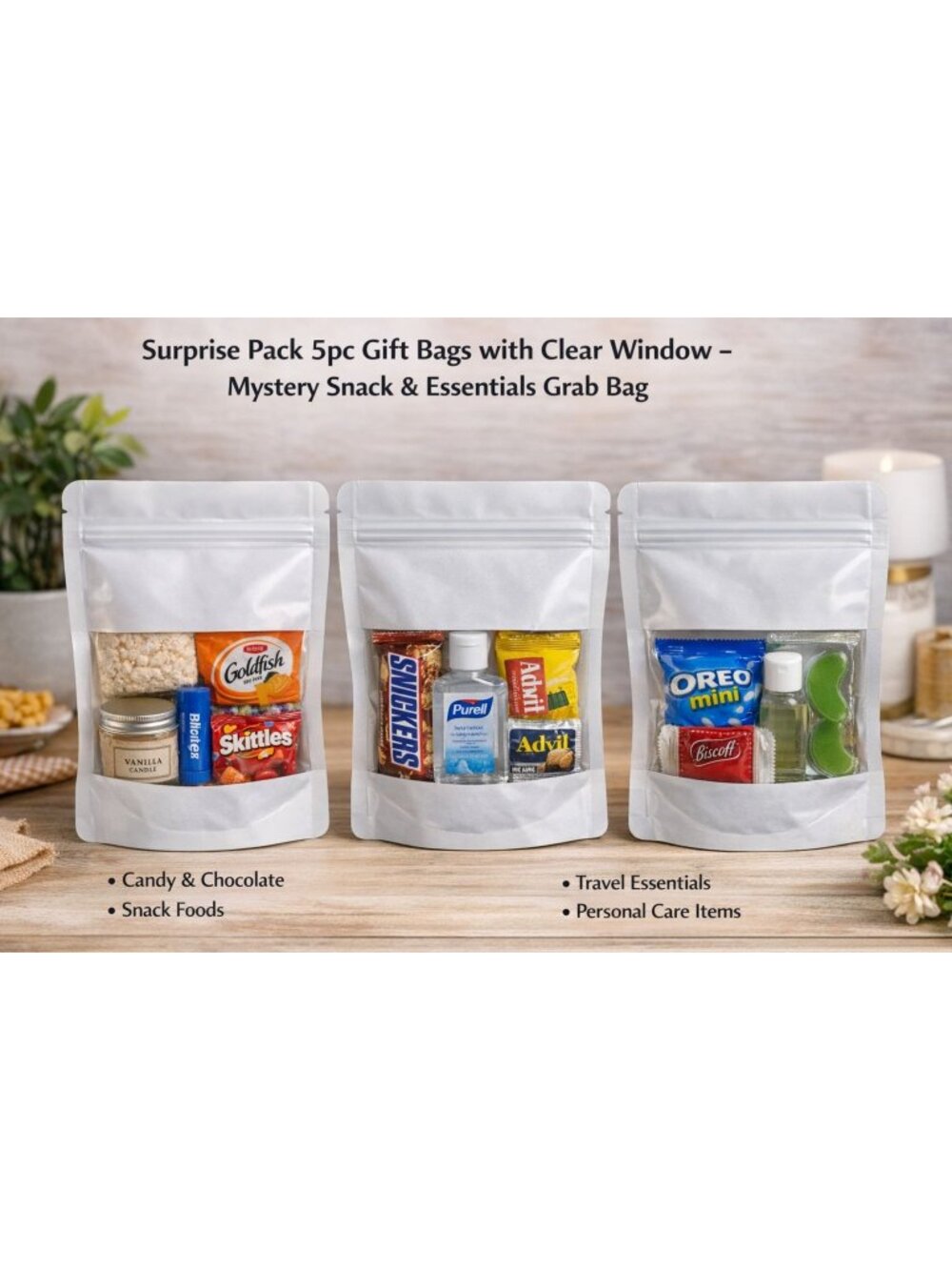 The 5‑Piece Mystery Gift Bag by Beautique Goals